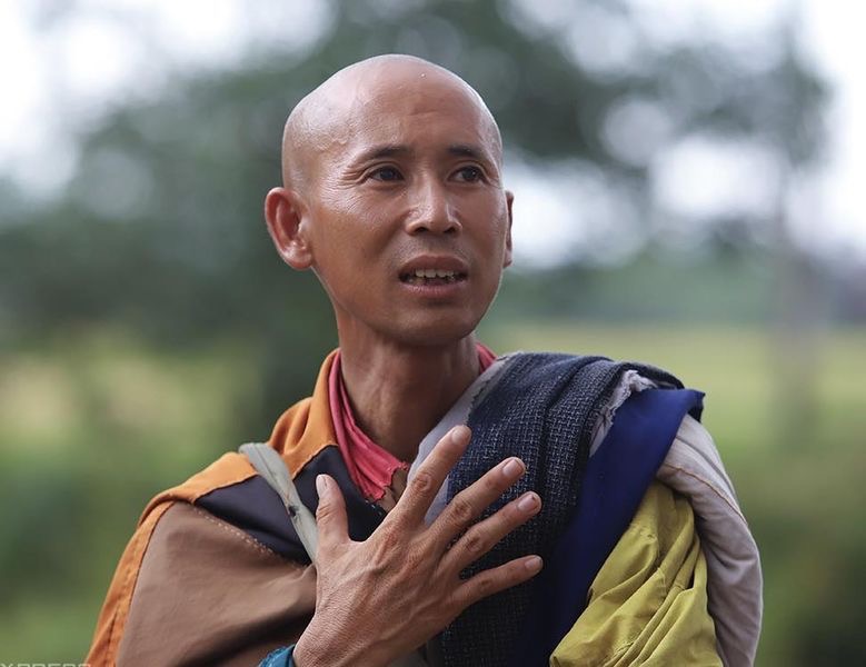 Thích Minh Tuệ der buddhistische Mönch aus Vietnam